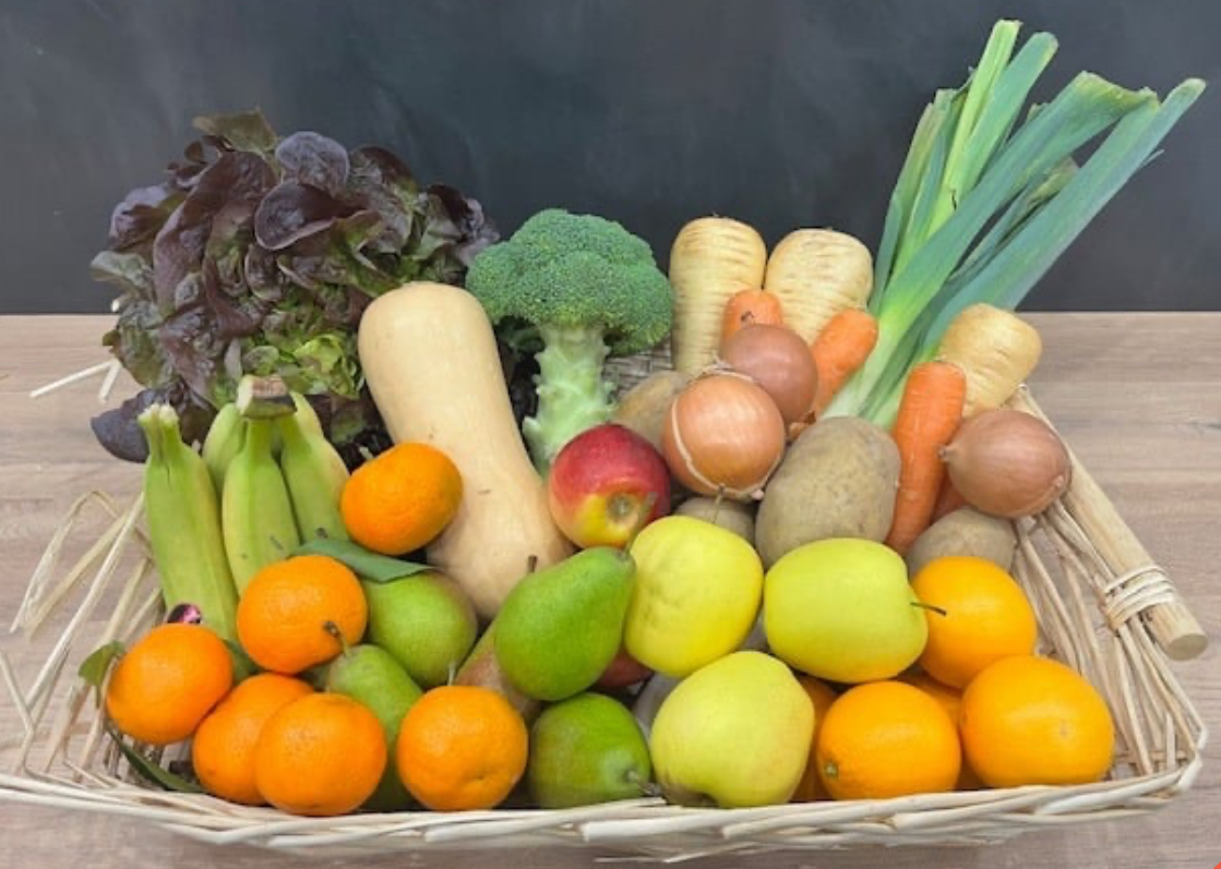 le panier de la semaine à 27 euros (il change toutes les semaines)