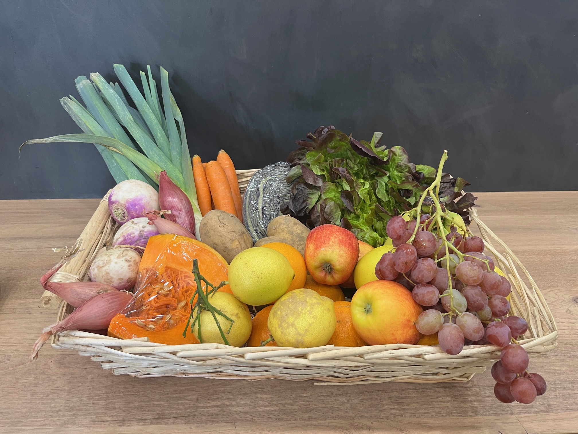 le panier de la semaine à 27 euros (il change toutes les semaines)