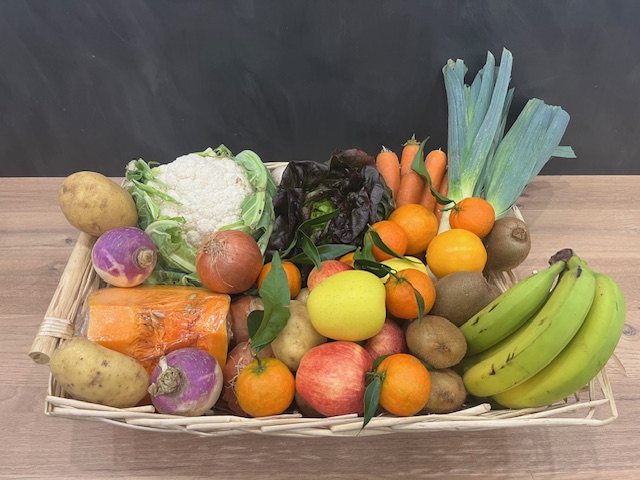 le panier de la semaine à 27 euros (il change toutes les semaines)