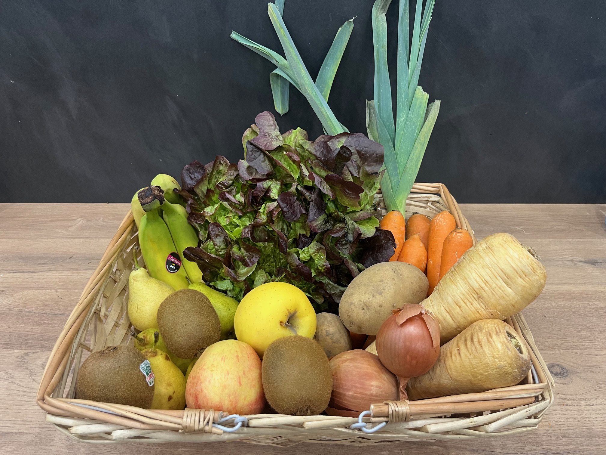 le panier de la semaine à 15 euros (il change toutes les semaines)